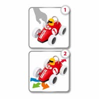 BRIO 30234, Lek & lær actionracer Rød