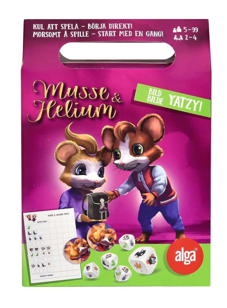 Alga, Musse & Heliums Jakten på terningene