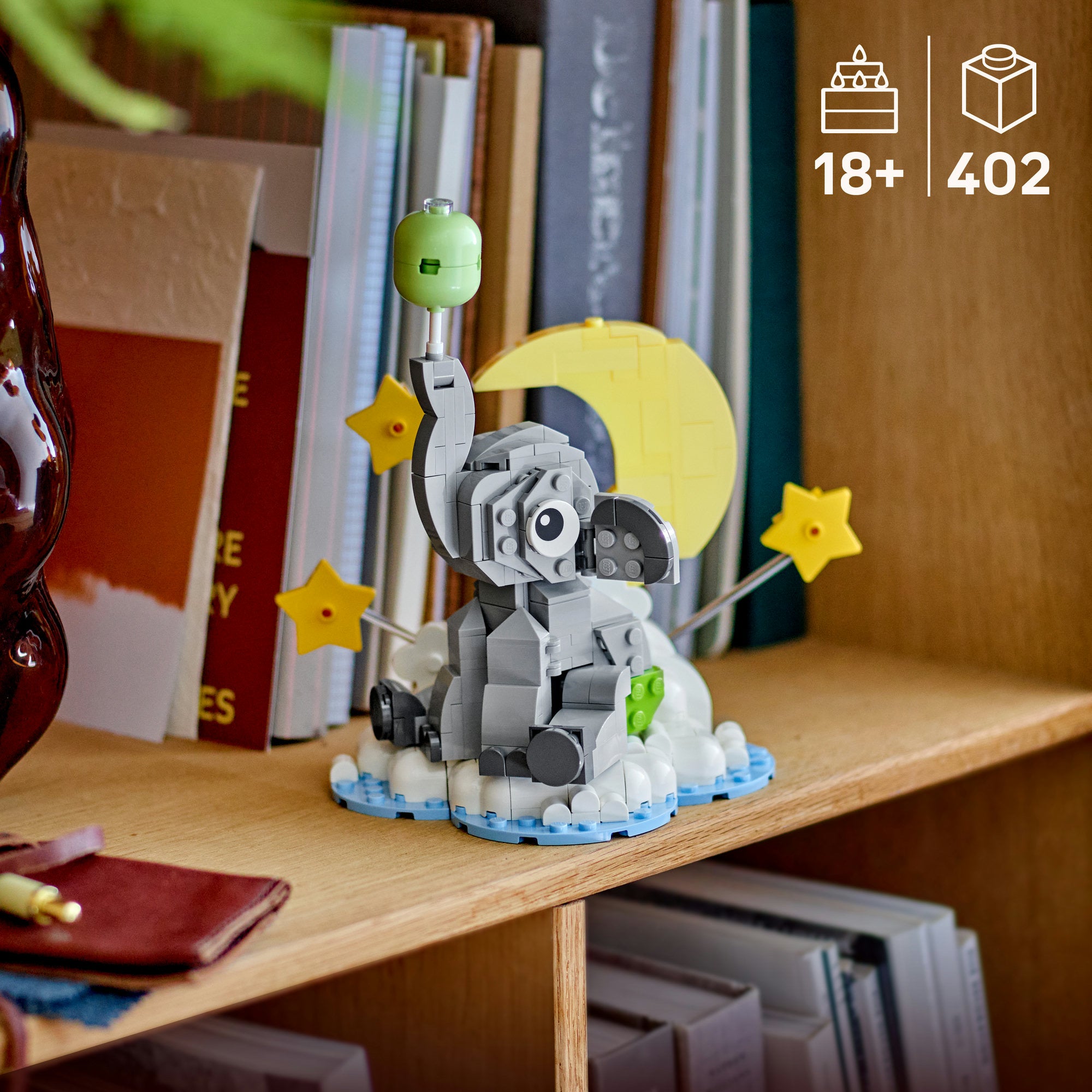 LEGO® Babyelefant på en sky. Utstillingsgave for nybakte foreldre 40814