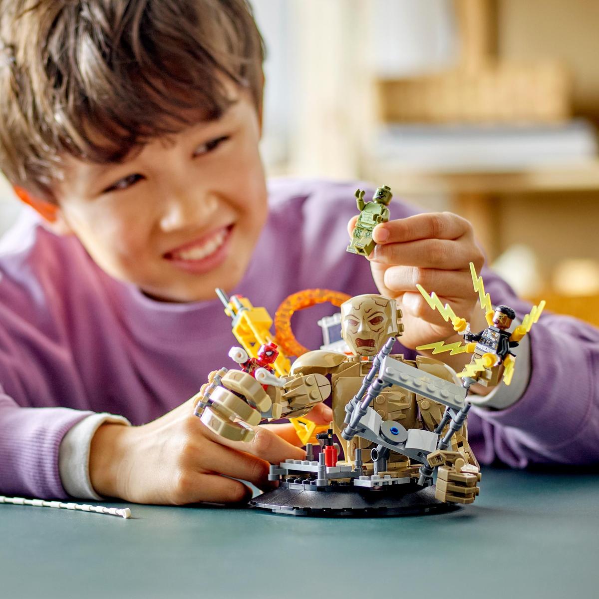 LEGO Marvel 76280, Spider-Man mot Sandman: Sluttkampen