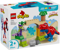LEGO® DUPLO® │Marvel Dinosauren Spidey-Rex mot Green Goblin. Byggbar superheltleke for småbarn 10463
