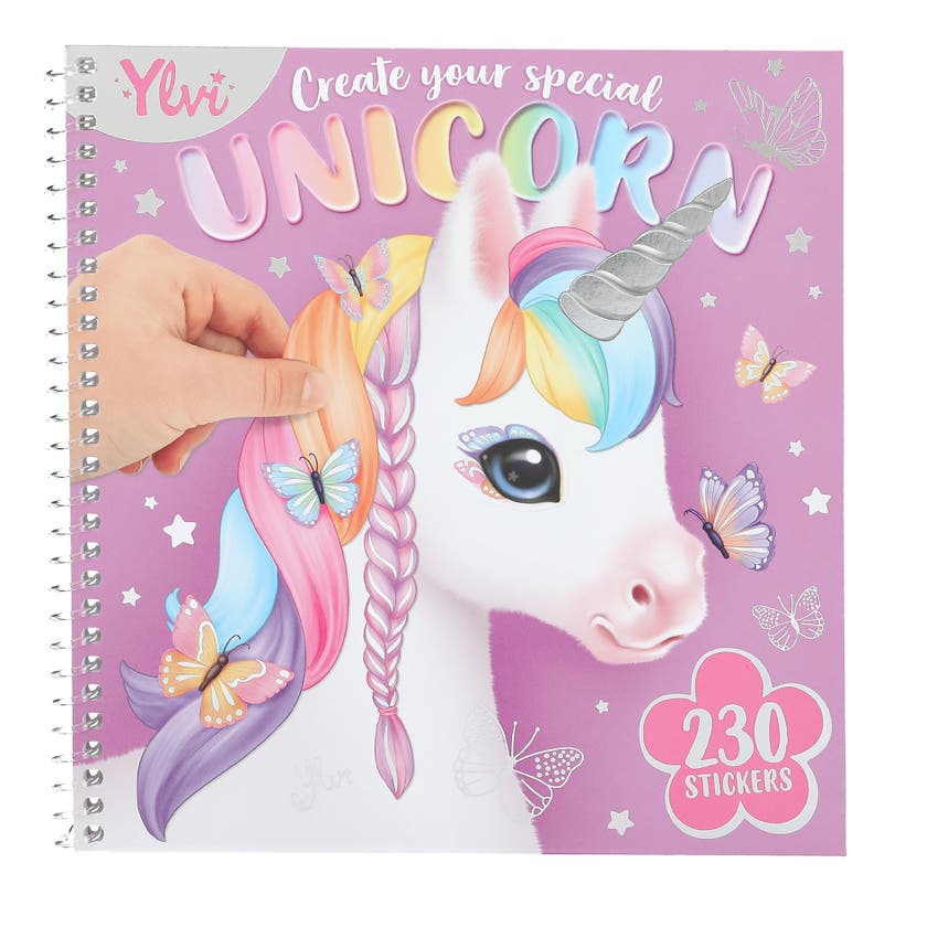 Ylvi Create Your Special Unicorn Sticker bok