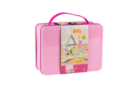 Plus-Plus BIG 3D Byggesett 70 deler i metallboks (Pastell)