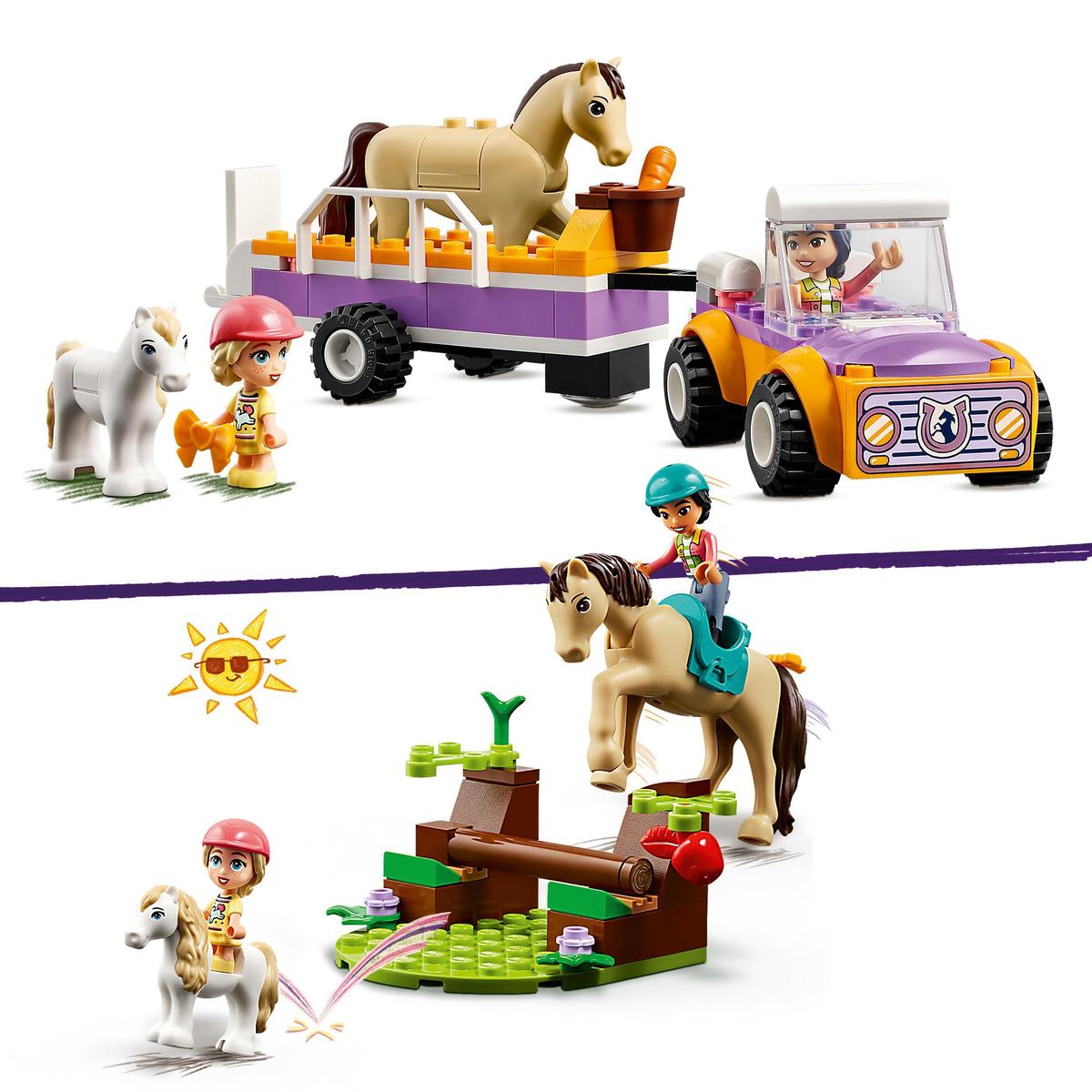 LEGO Friends 42634, Hest- og ponnivogn