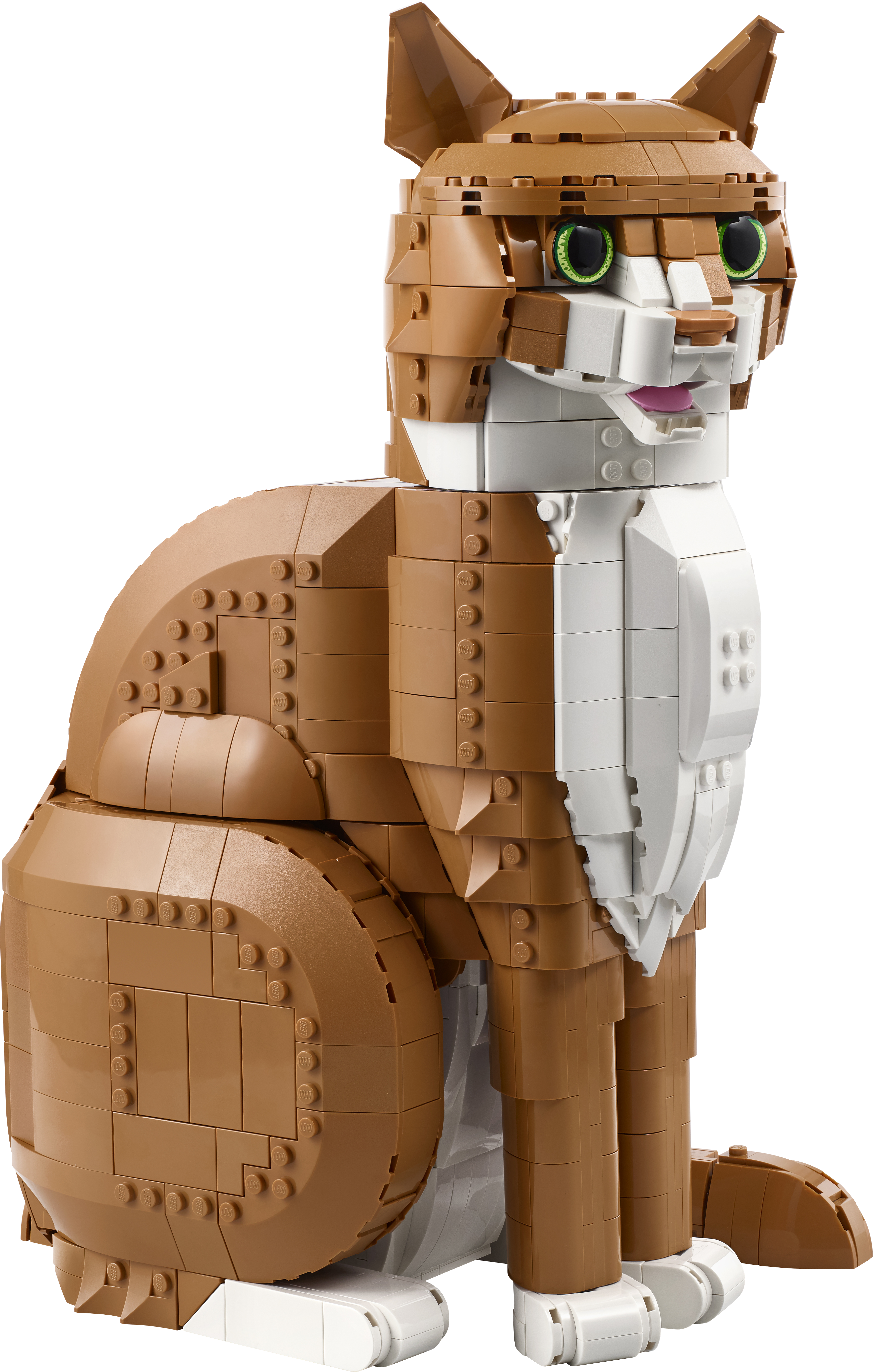 LEGO® Ideas Oransje katt, byggbar dyrefigur 21376