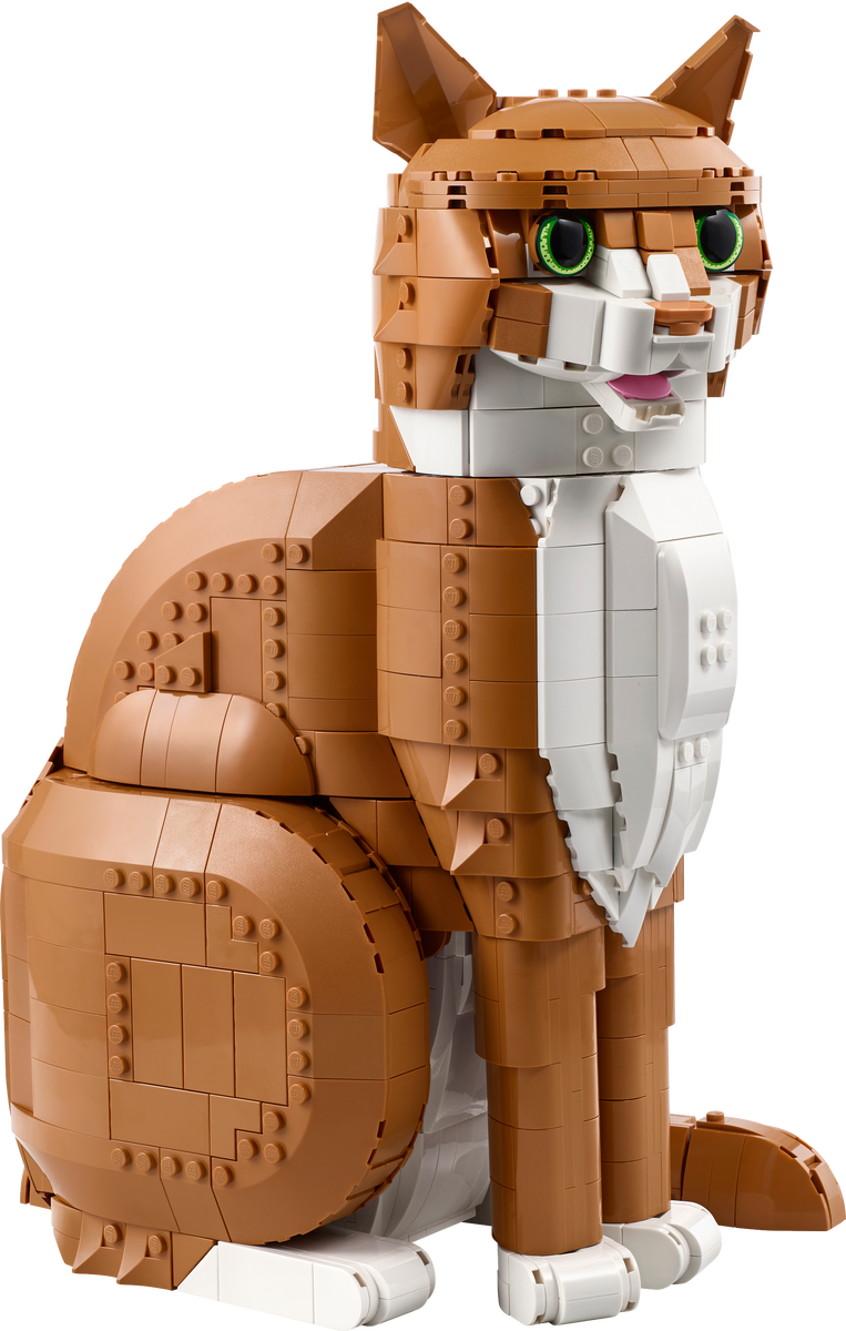 LEGO® Ideas Oransje katt, byggbar dyrefigur 21376