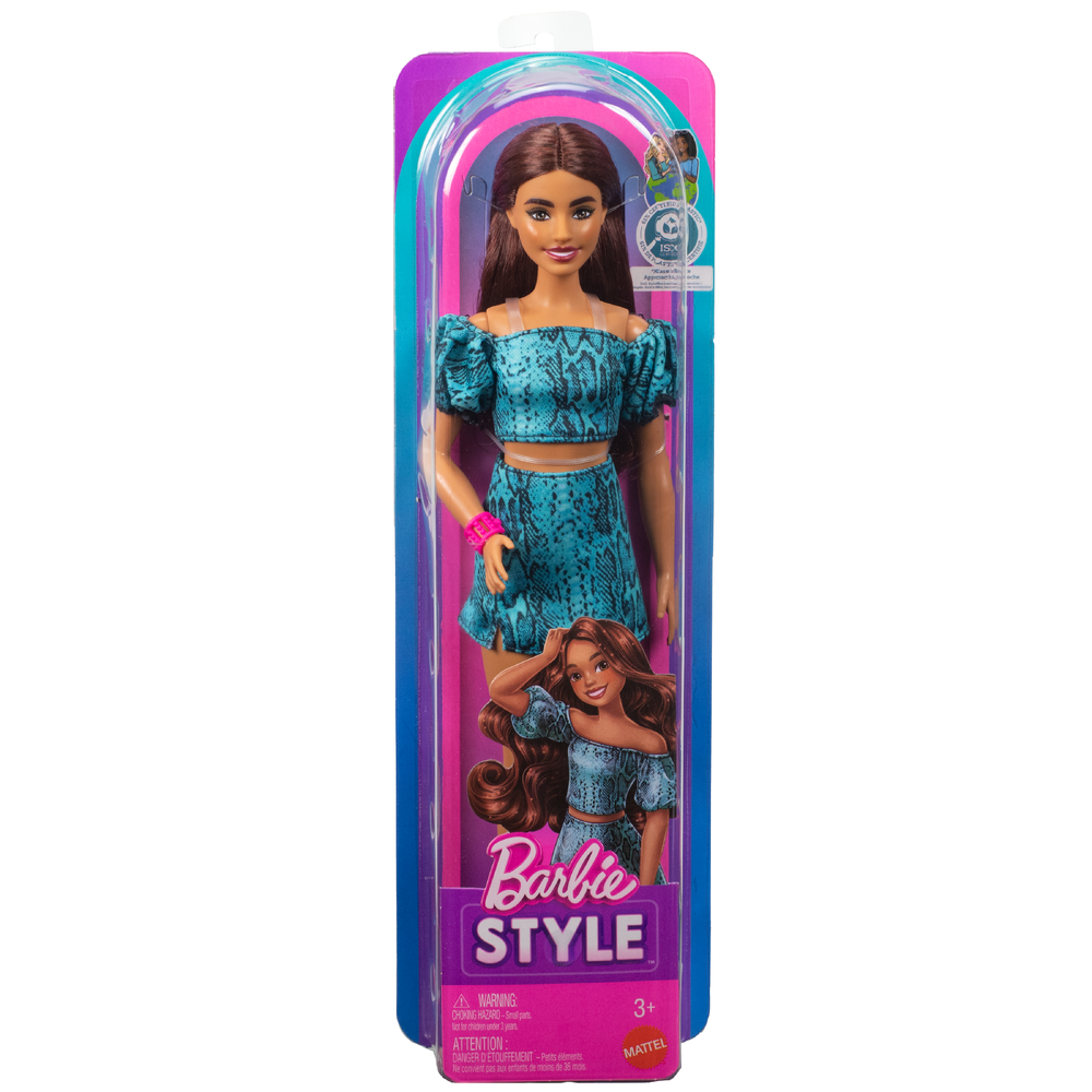 Barbie Fashionistas - Turkis Ormemønster