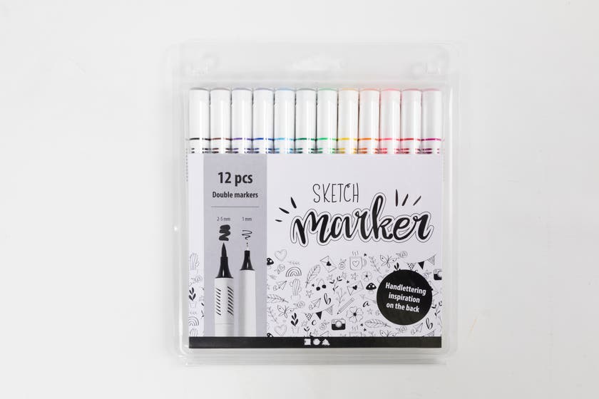 Sketch Marker, standardfarger