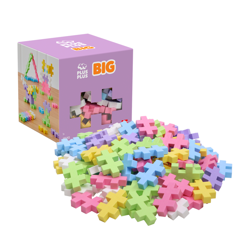 Plus-Plus BIG Pastellmiks / 100 stk