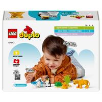 LEGO DUPLO Town 10442, Ville dyrefamilier: Pingviner og løver