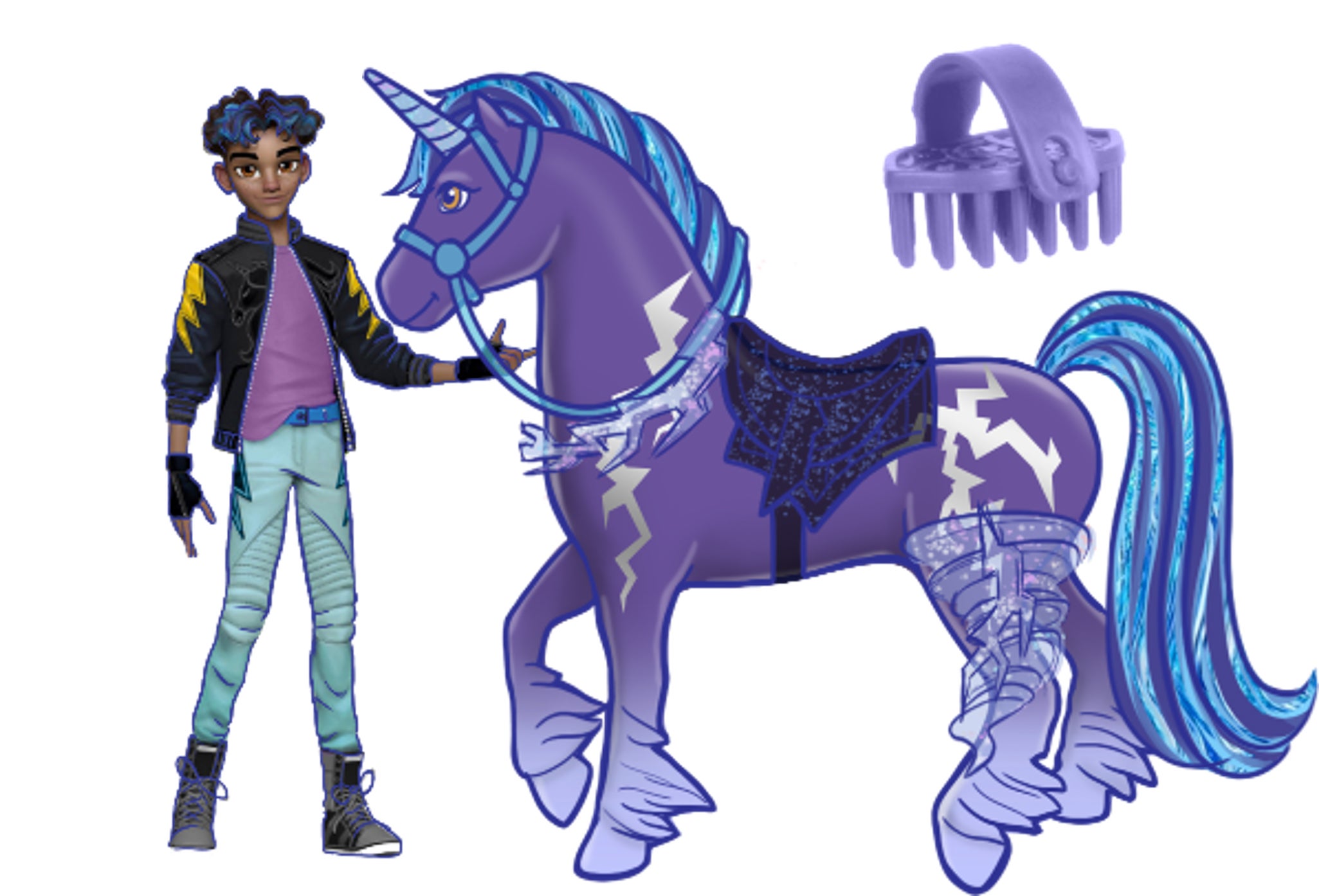 Unicorn Academy Doll & Unicorn V2 - Rory & Storm
