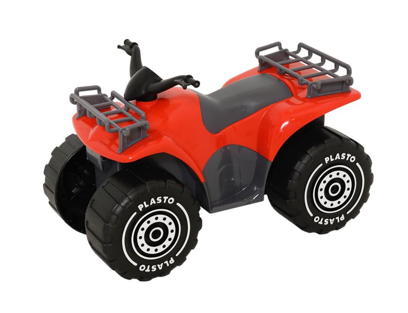 Plasto - Firehjuling rød og grønn sortert