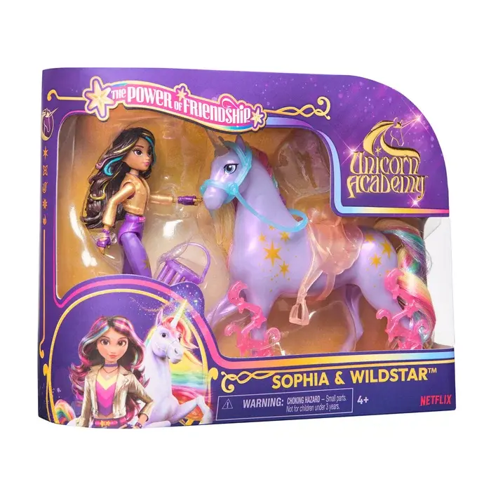 Unicorn Academy Doll & Unicorn V2 -Sophia&Wildstar