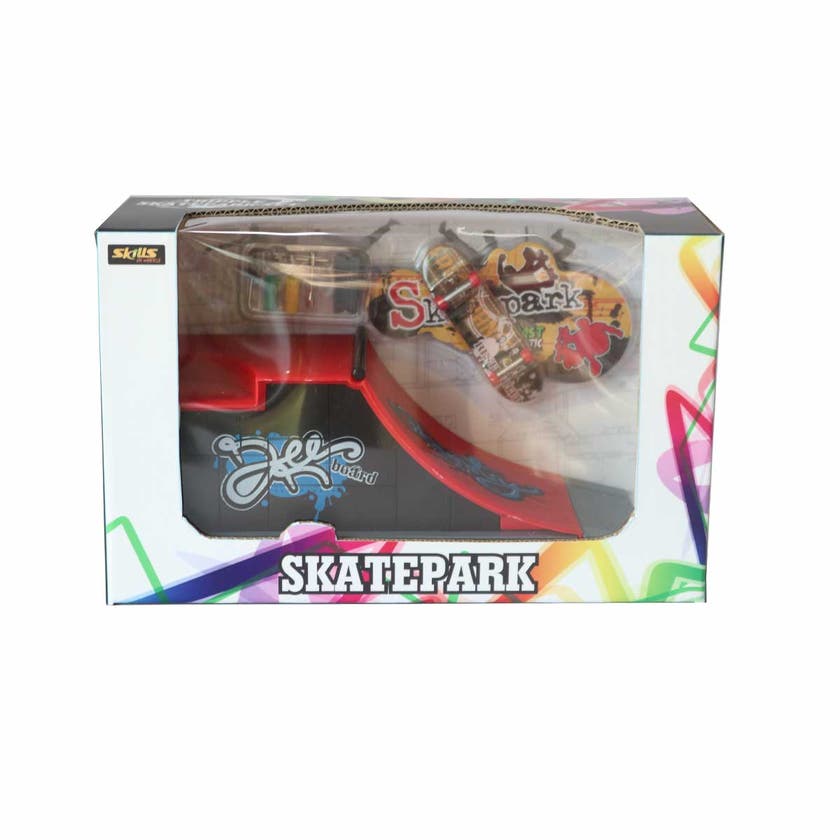 Skills, Finger skateboard, bakke