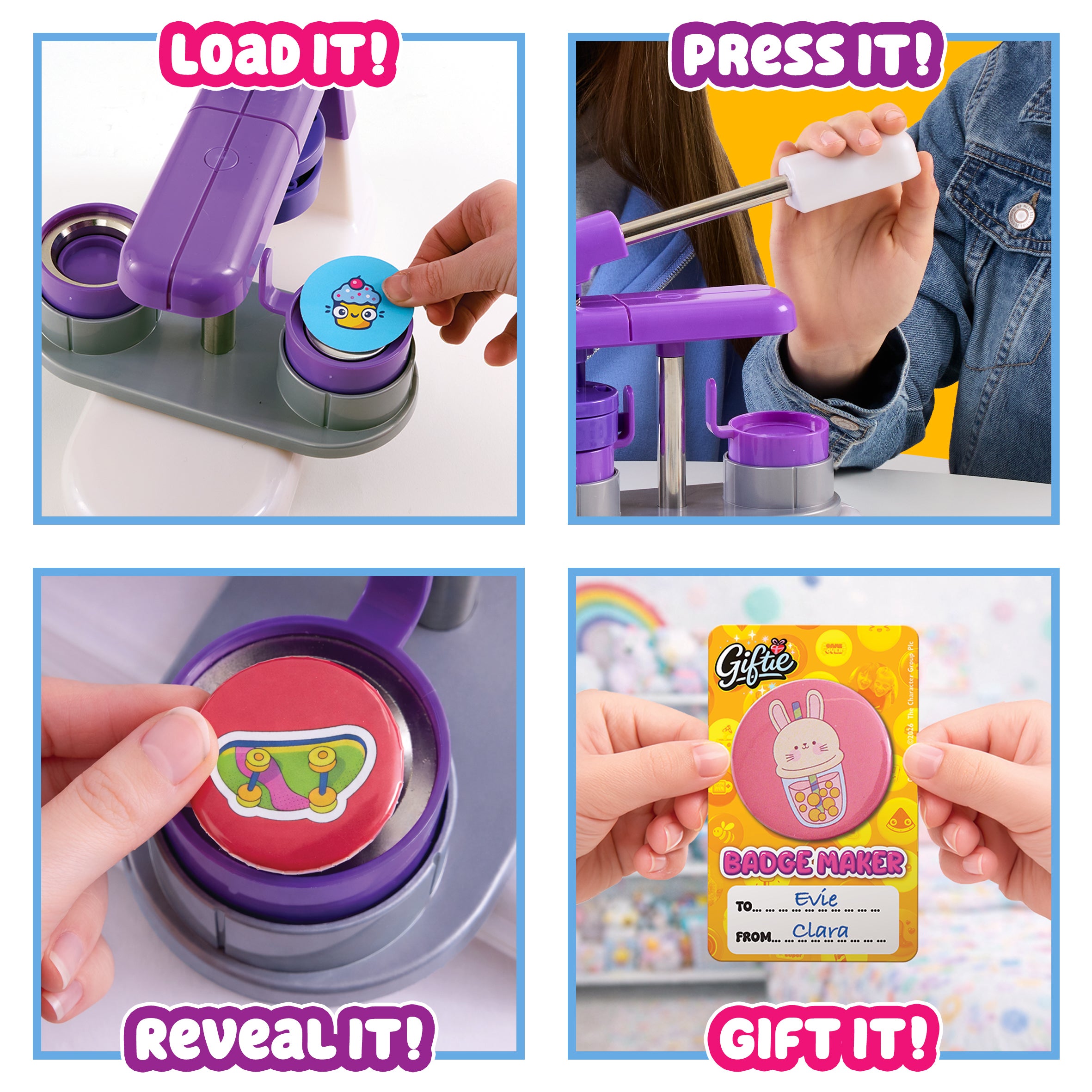 Giftie Badge Maker – lag egne buttons å bruke og gi bort