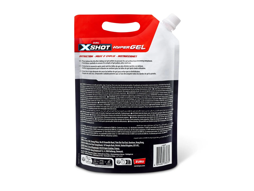 XSHOT Hyper Gel gelékular 3000 stk. påfyllning