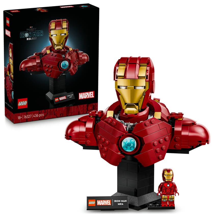 LEGO Super Heroes 76327, Iron Man MK4 – byste