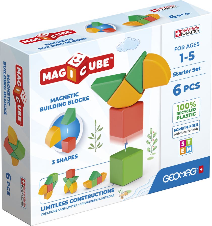 Geomag Magicube Re Shapes Startsett 6 Deler