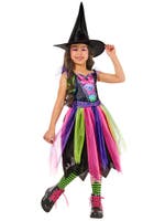 Halloween - Halloween Lys-Natt Hekse 5-6 år