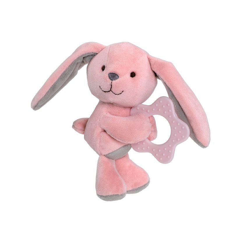 Sweeties Baby, Rangle med Biteleke Kaninen Lee 14 cm
