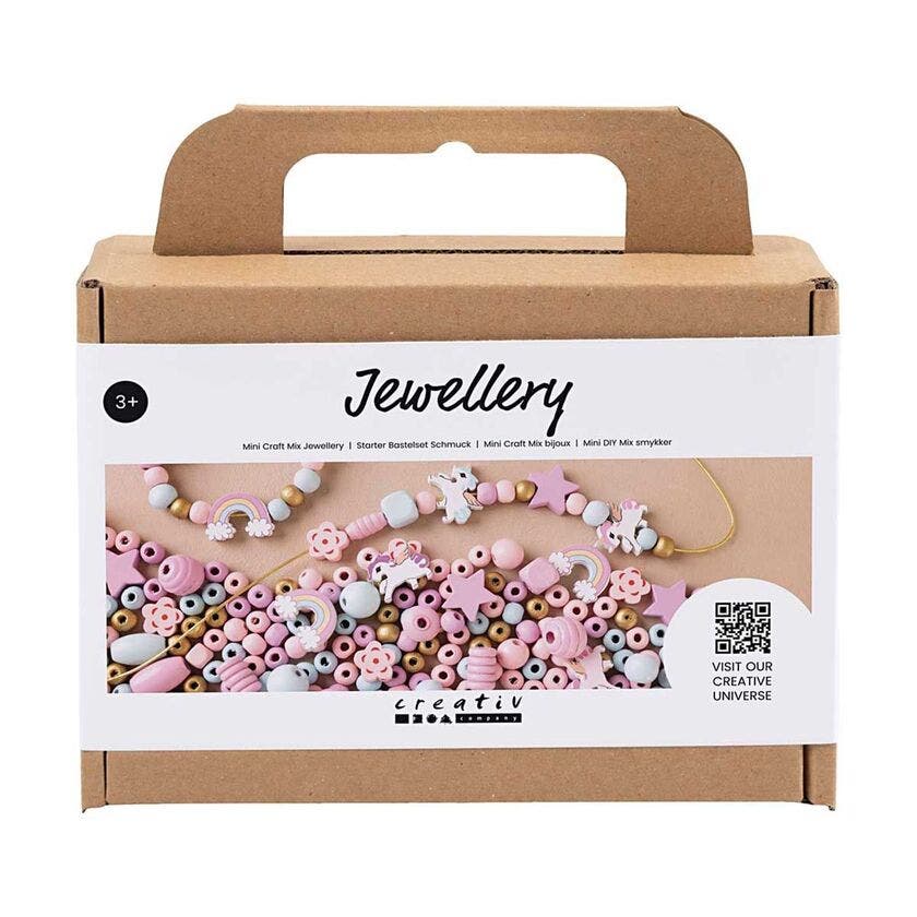 Mini Diy Mix Smykker, Pastellfarger, 1 Pakke.