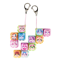 Clickeez Klikkende Fidget-Nøkkelring 12 Figurer