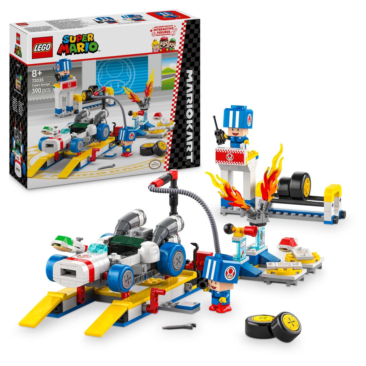 LEGO Super Mario 72035, Mario Kart™ – Toads garasje