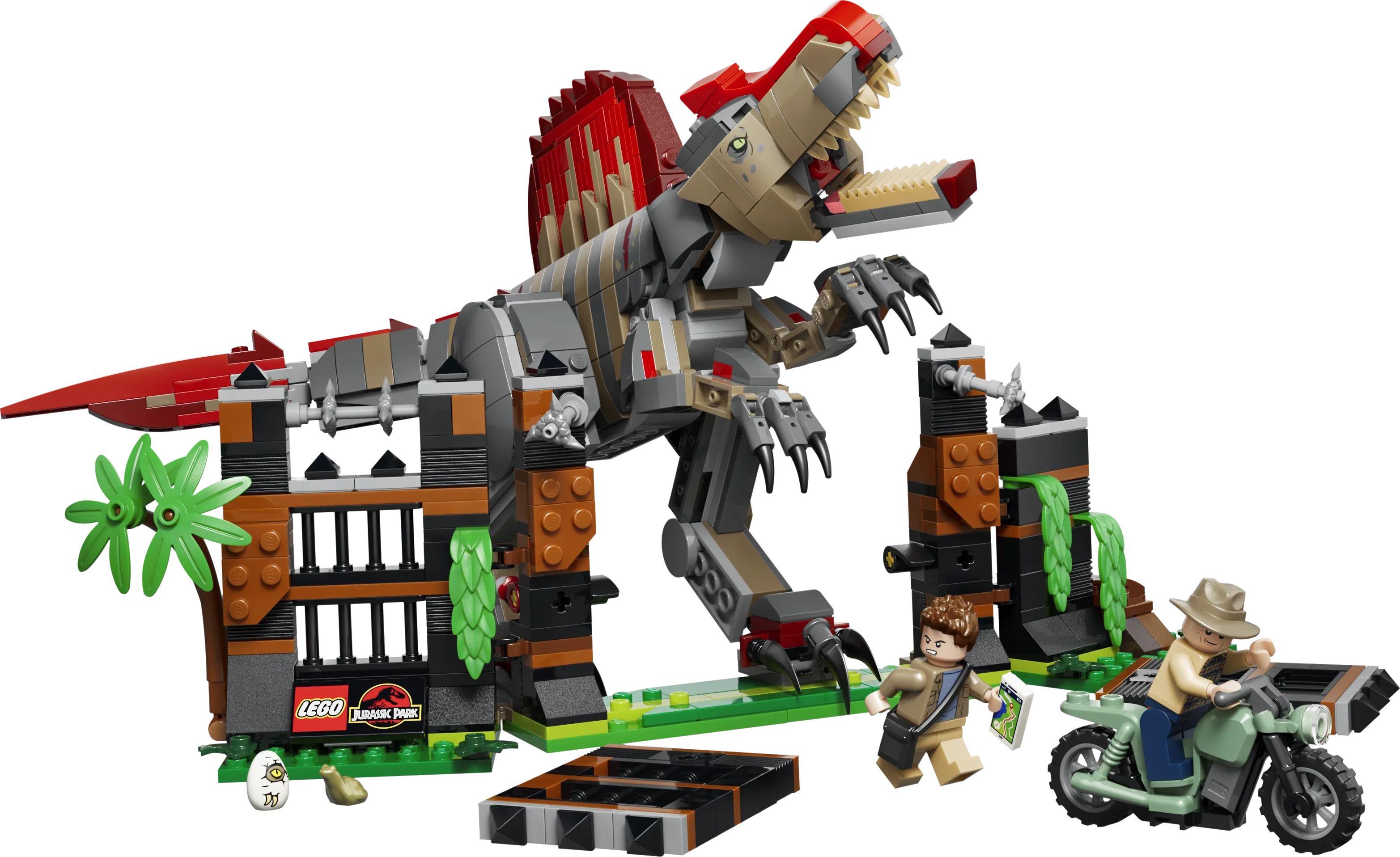 LEGO® Dinosaurflukt med spinosaurus 77982
