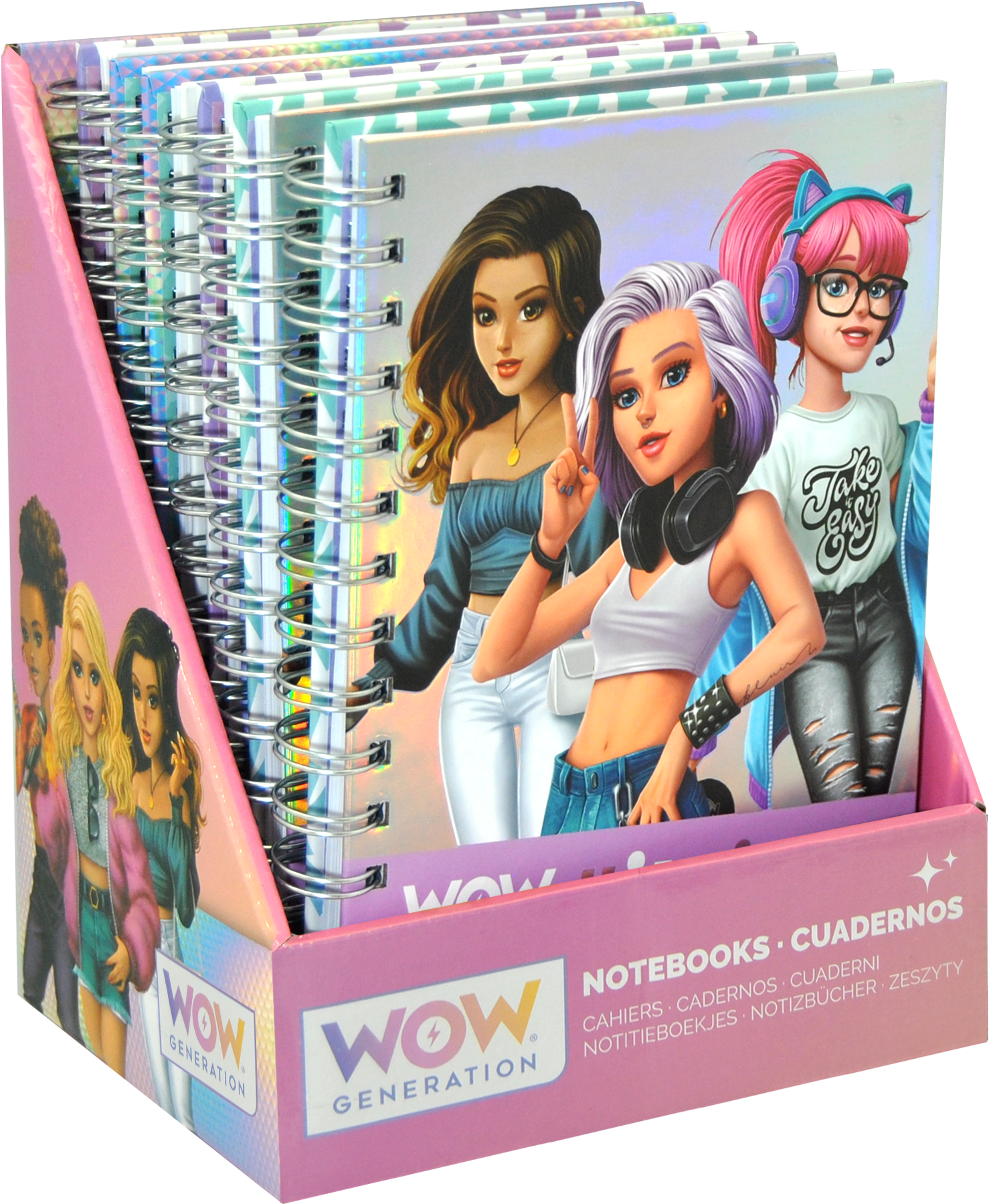 WOW Generation, A5 Innbundet Notatbok, 80 Ark