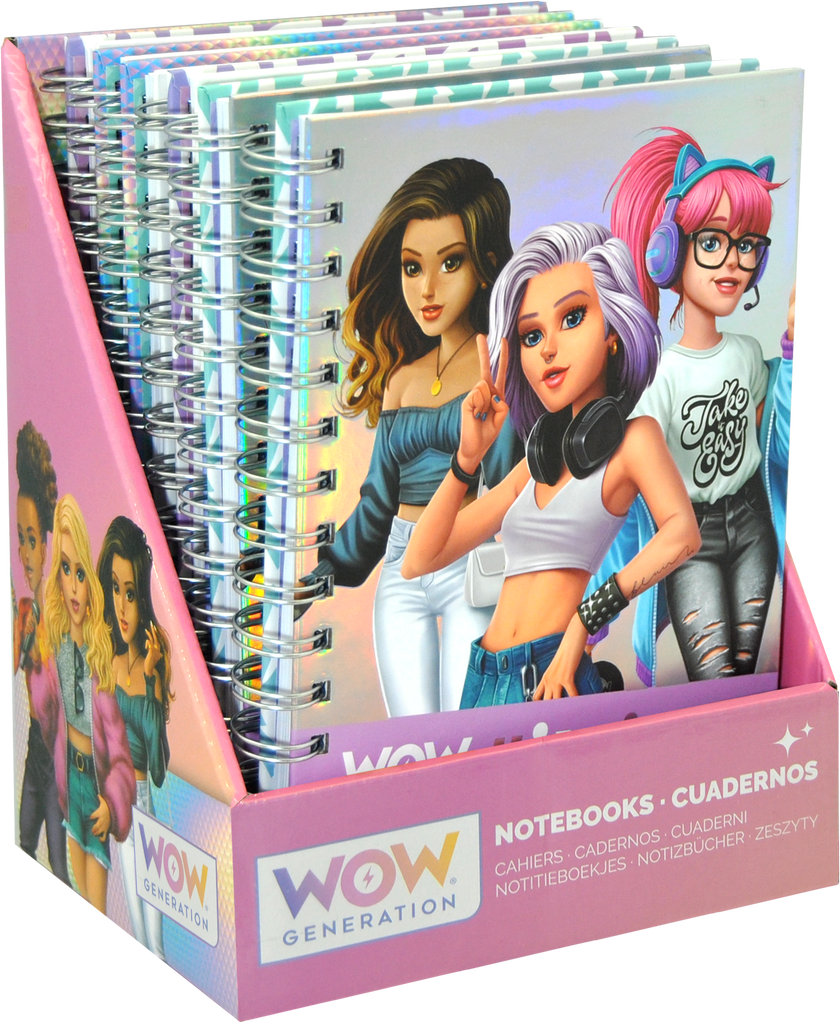 WOW Generation, A5 Innbundet Notatbok, 80 Ark