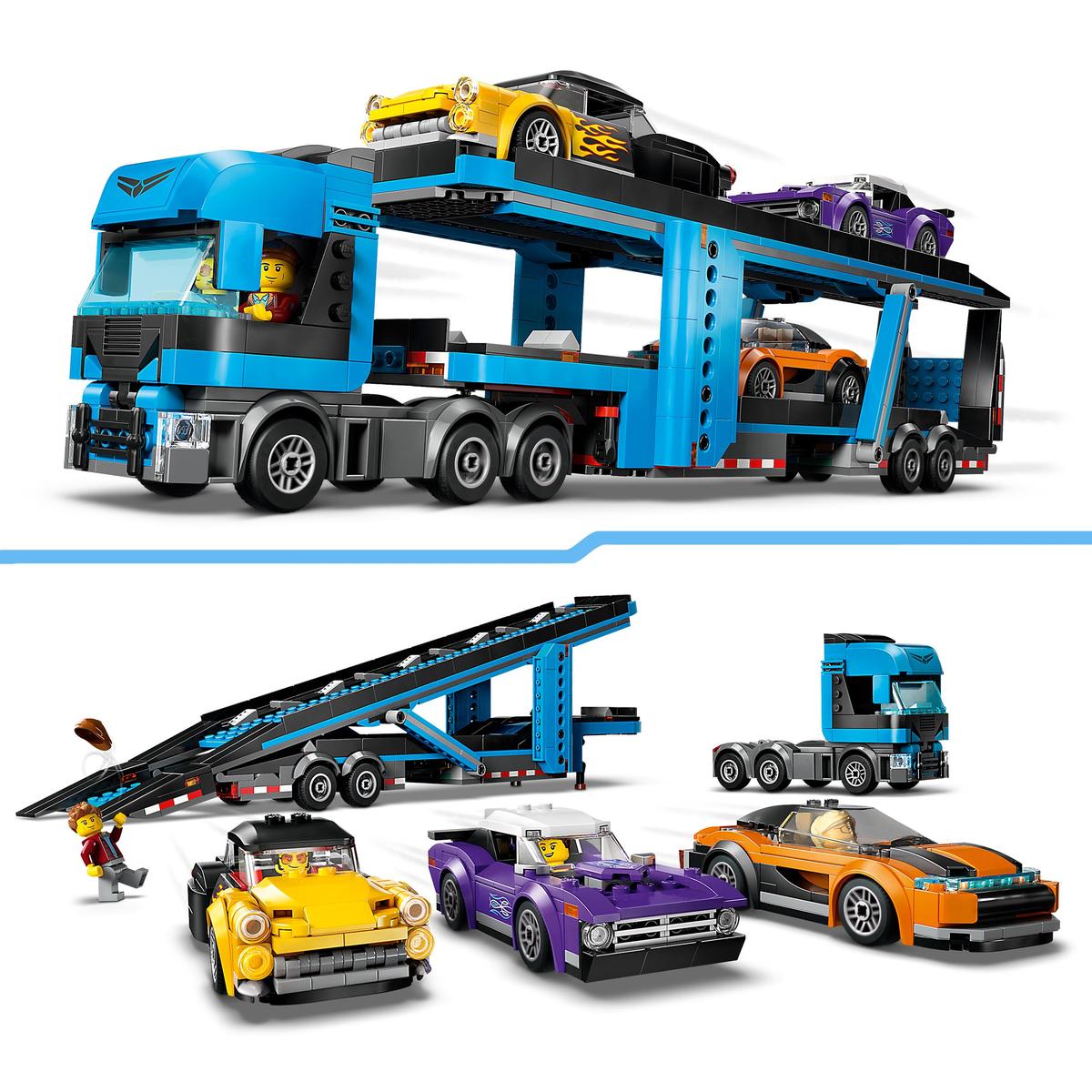 LEGO City 60408, Biltransport med sportsbiler