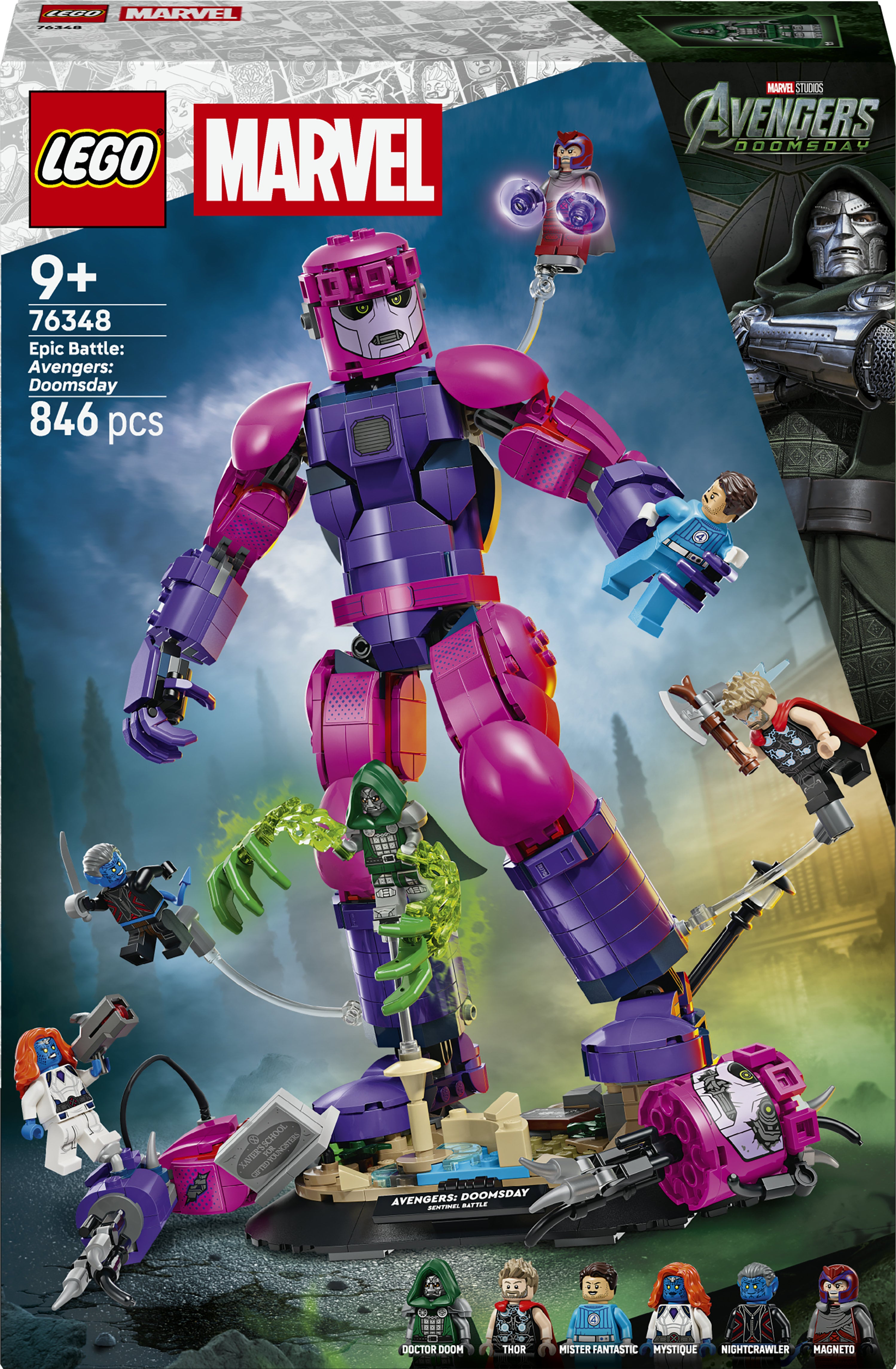 LEGO® Marvel Episk kamp: Avengers: Doomsday 76348