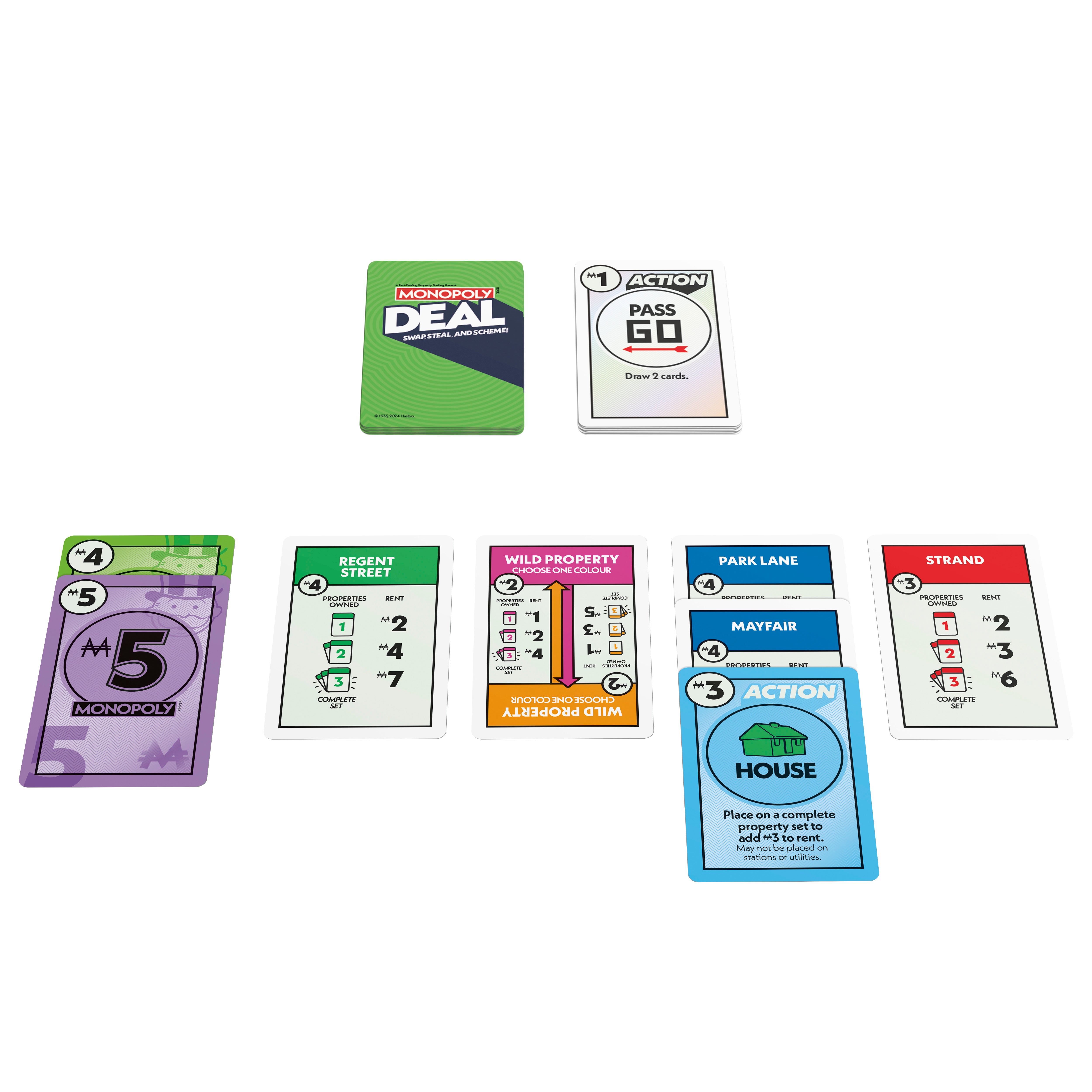 Hasbro Monopoly Deal Kortspill