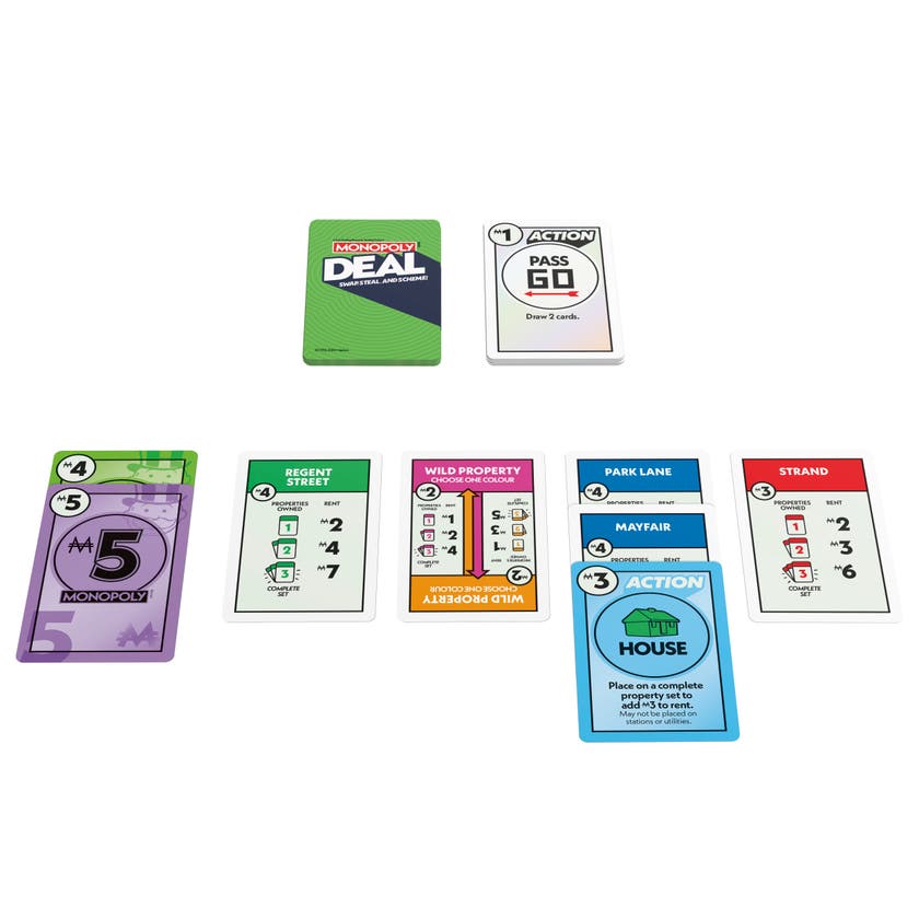 Hasbro Monopoly Deal Kortspill