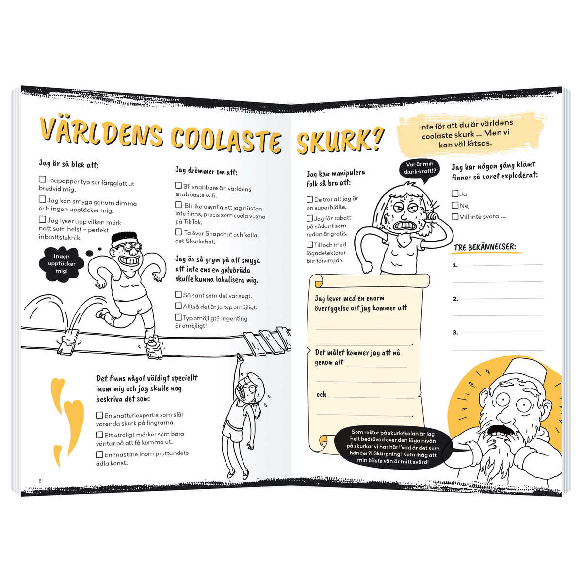 Kreativitetsbok Skurkenes Skurk