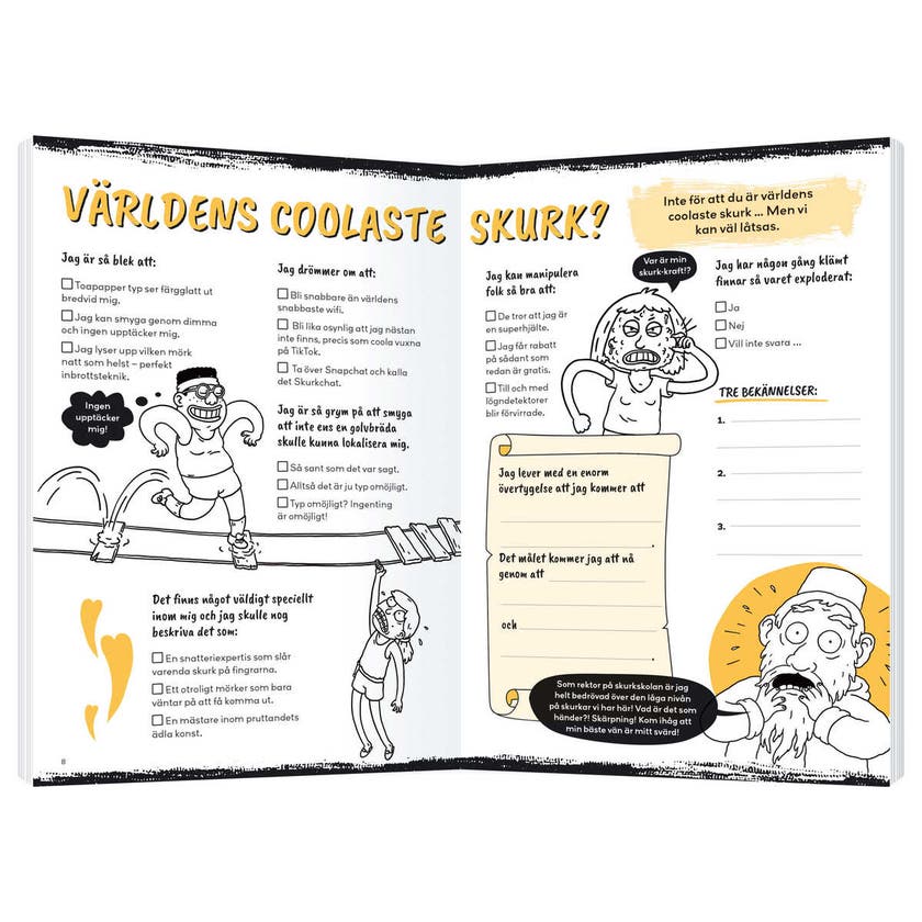 Kreativitetsbok Skurkenes Skurk