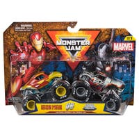 Monster Jam 1:64 Marvel 2-pakning - Iron: War Machine