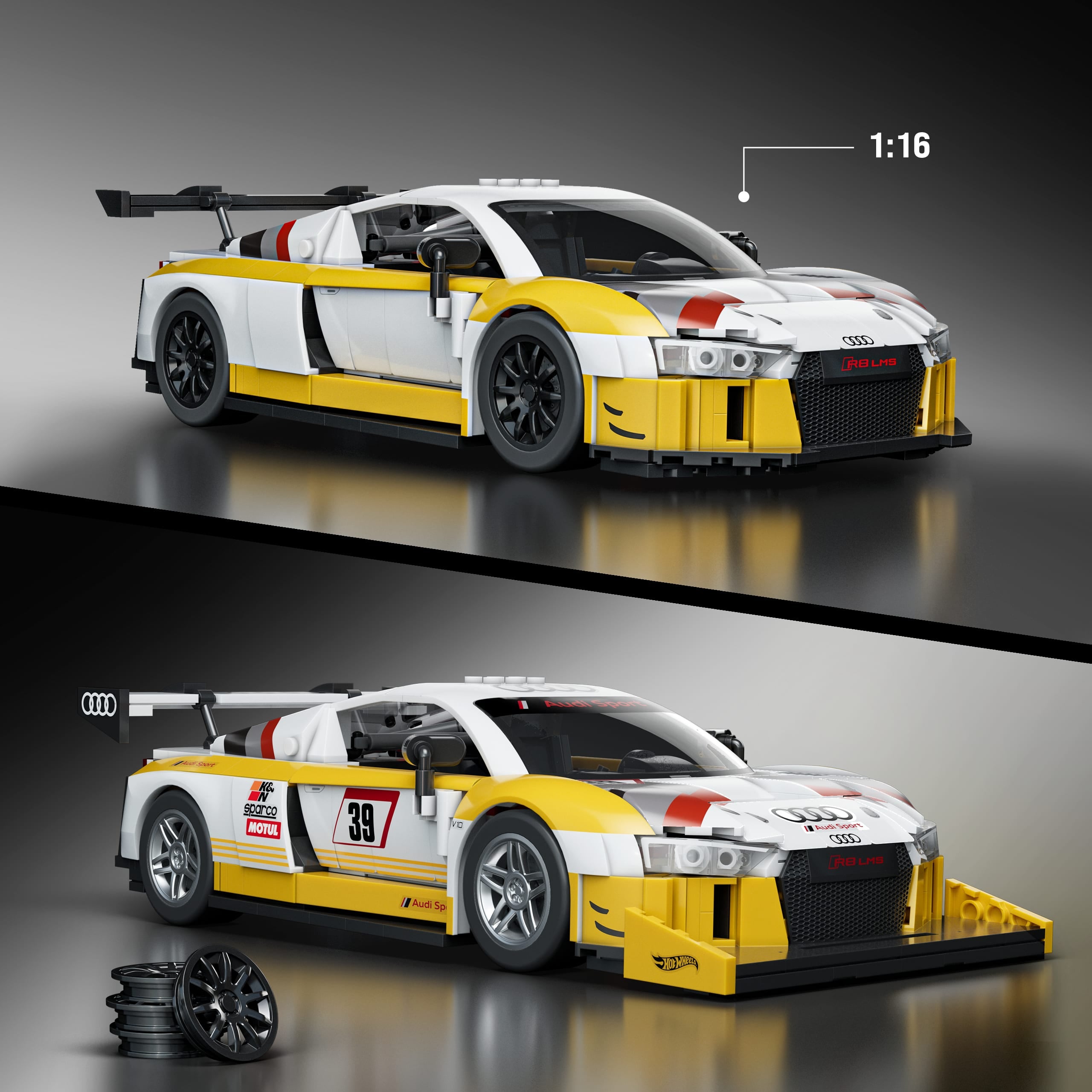 Hot Wheels Audi R8 LMS Byggesett
