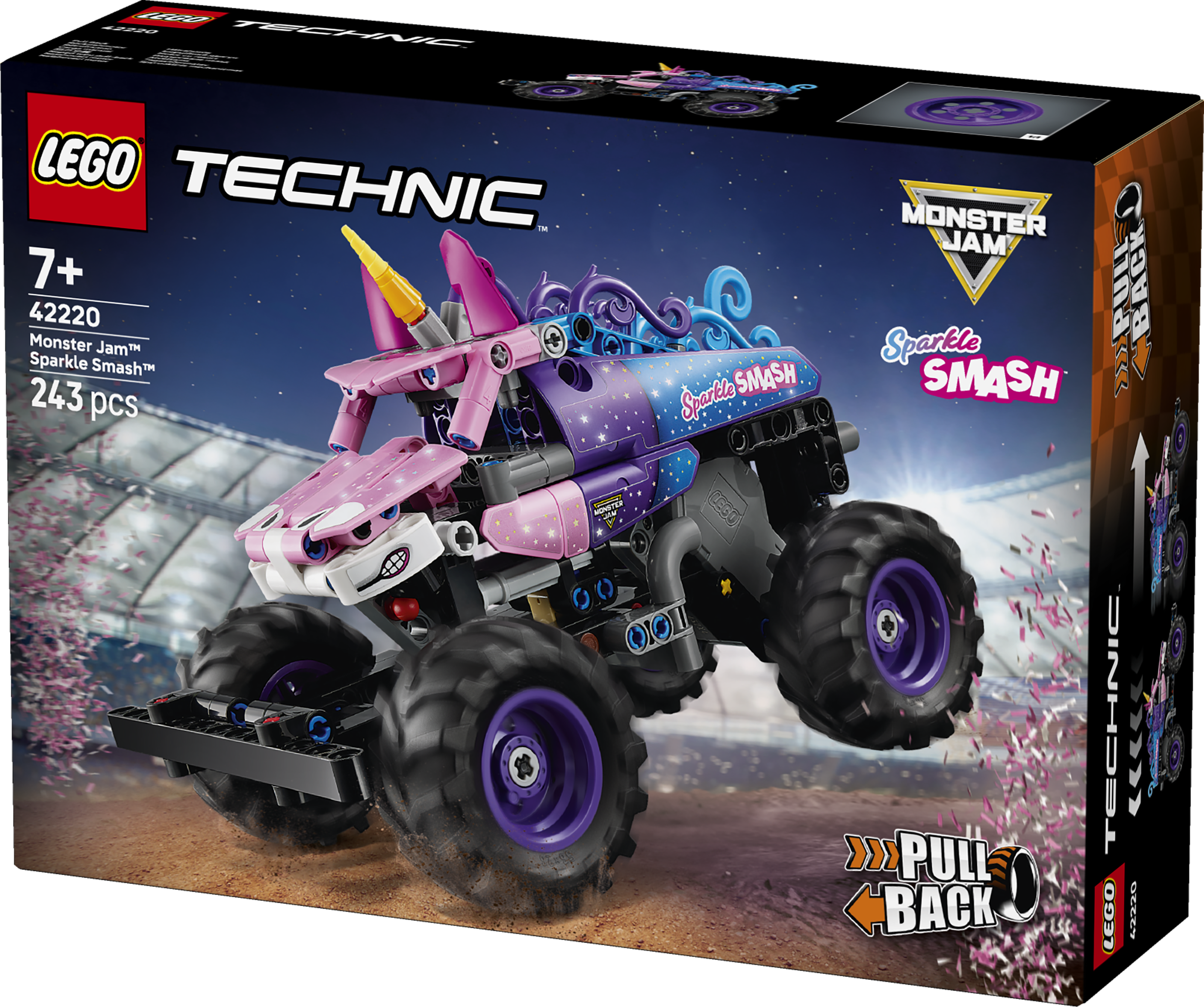 LEGO® Technic Monster Jam™ Sparkle Smash™ pullback 42220