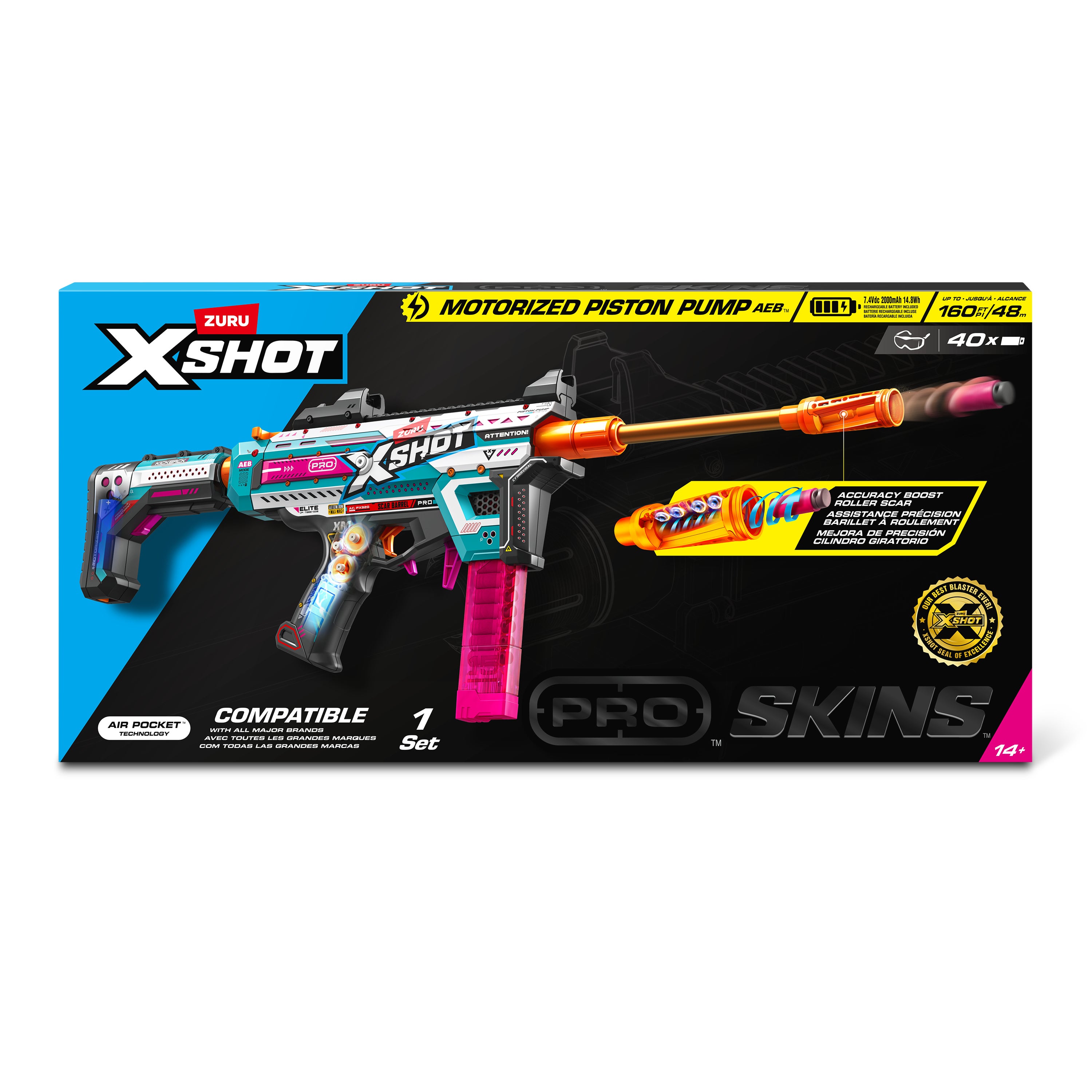ZURU XSHOT Pro Motorisert Pilblaster