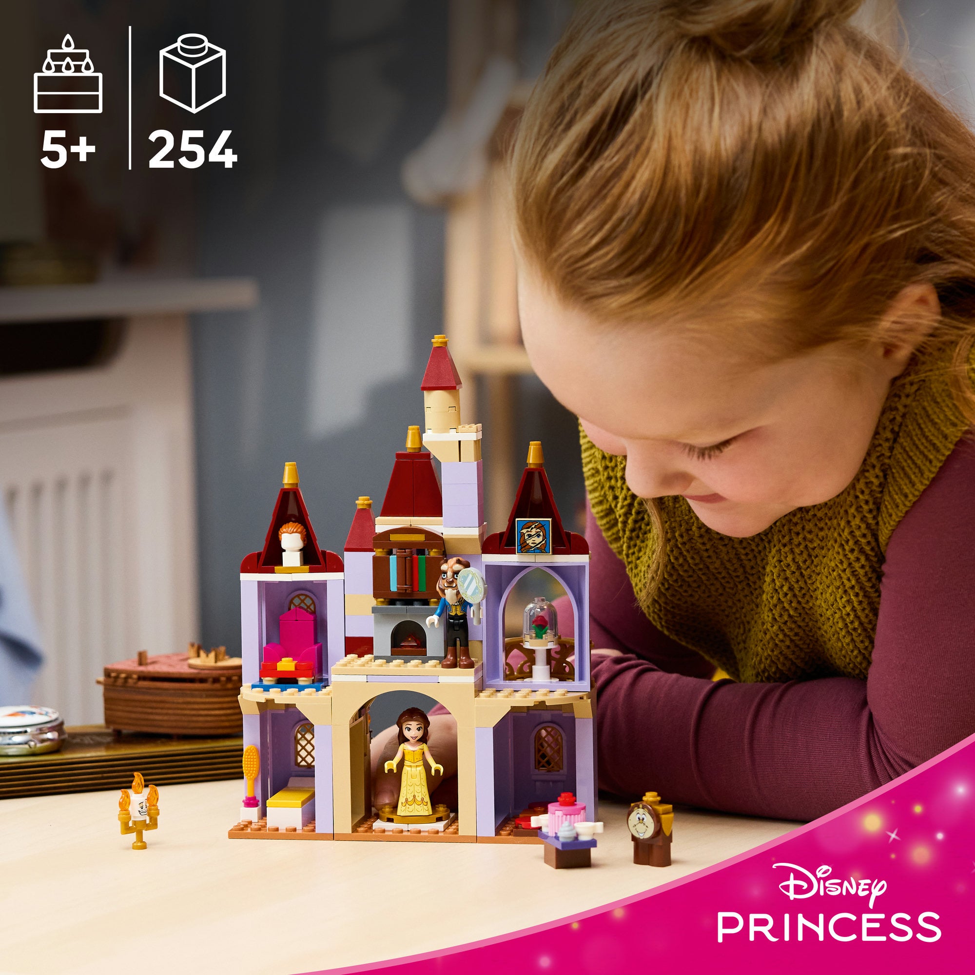 LEGO® ǀ Disney Princess Belle og Udyrets forheksede slott 43289