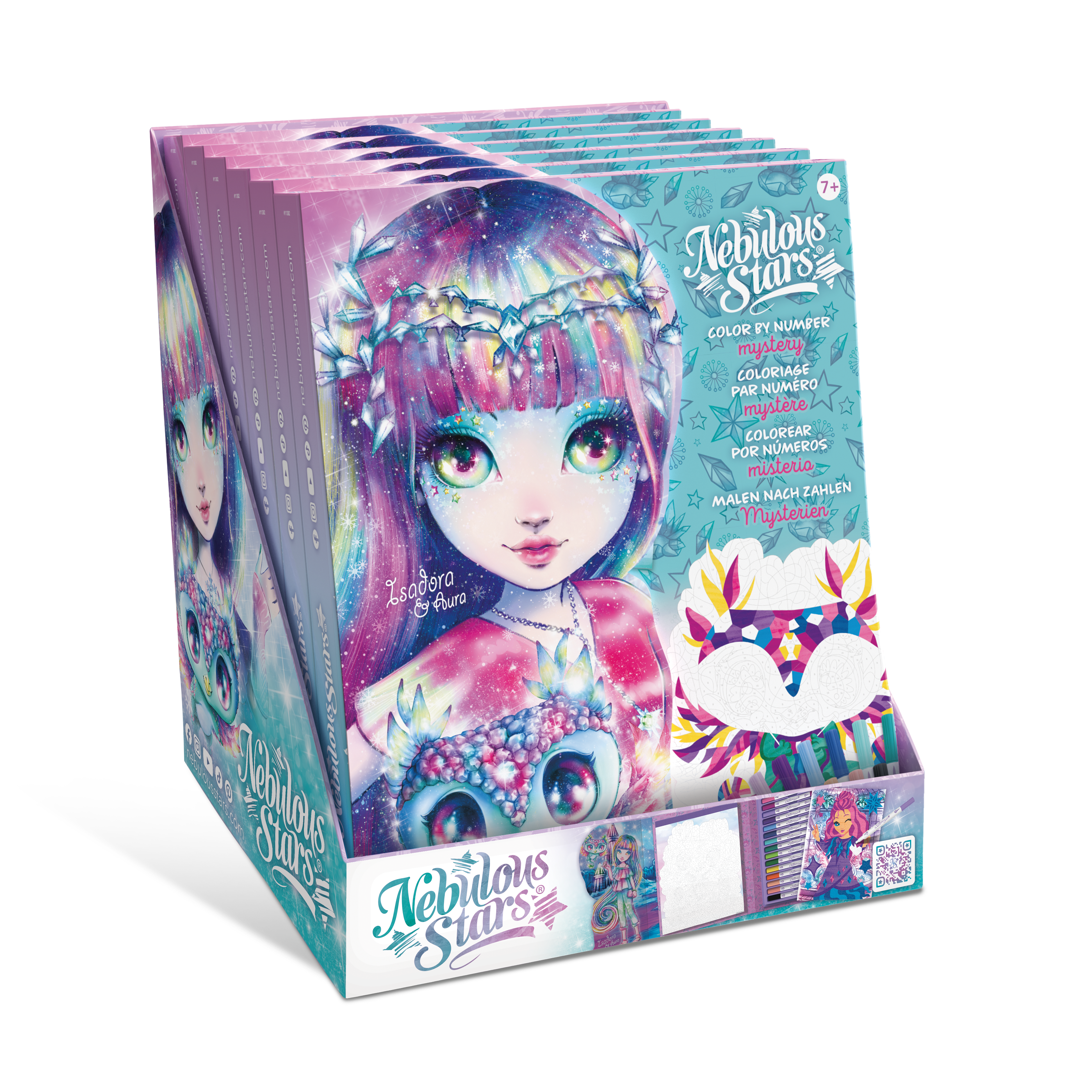 Nebulous Stars Color by Number Maleboka