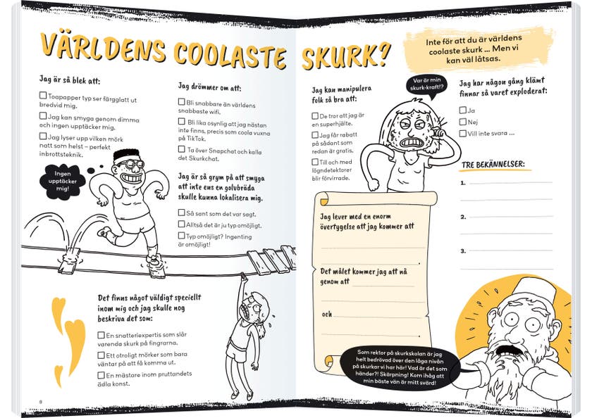 Kreativitetsbok Skurkenes Skurk