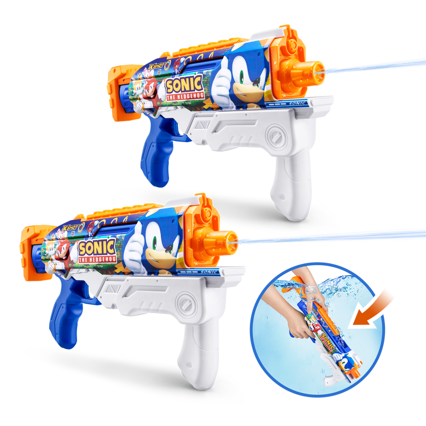 XSHOT Water RASK PÅFYLLING SKALLER Sonic 2-pakning