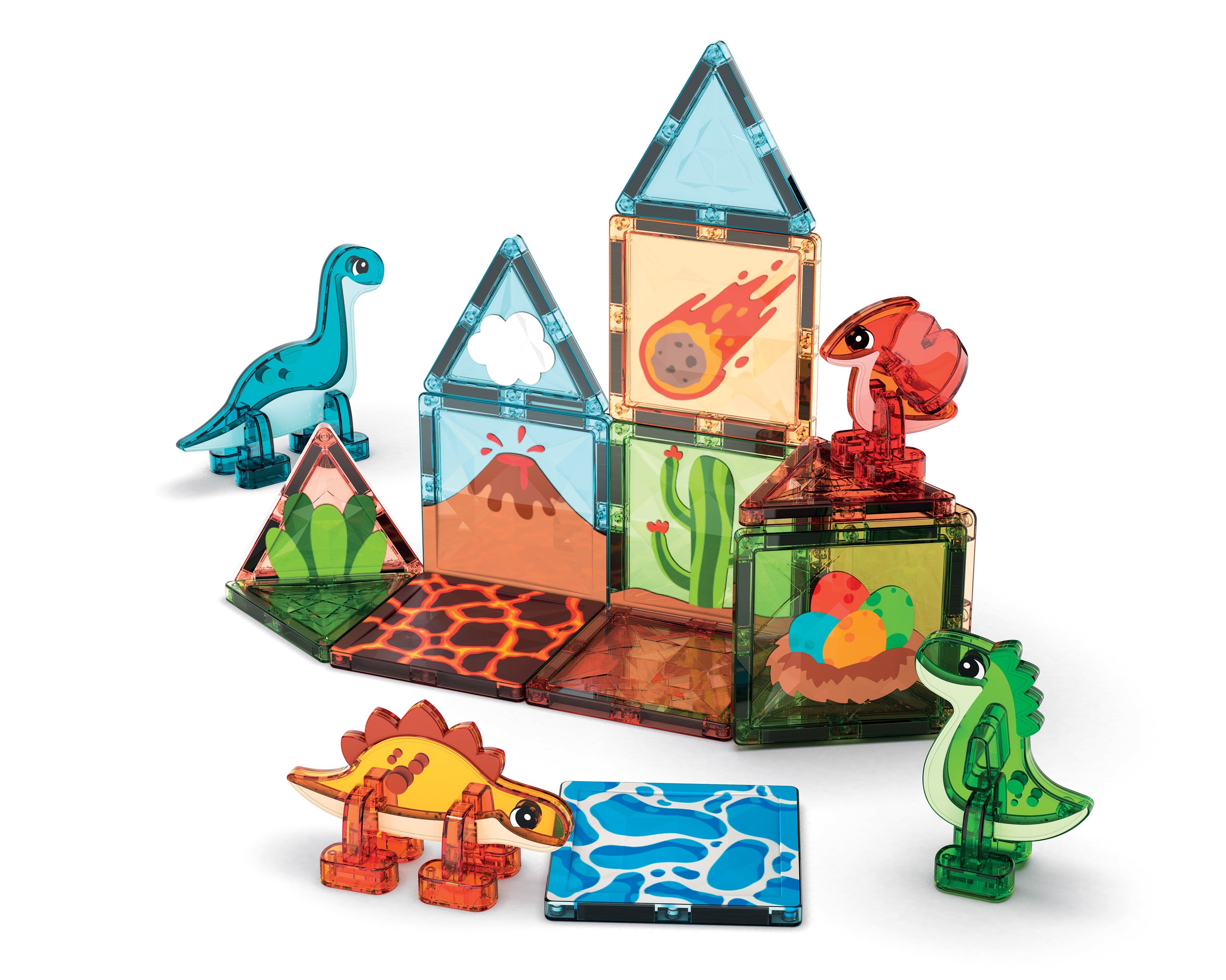 Geomag Magnetic Tiles Dino World