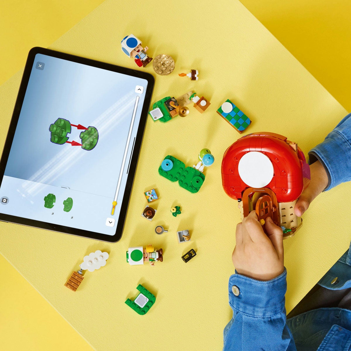 LEGO Super Mario 72041, Fest i Toads hus