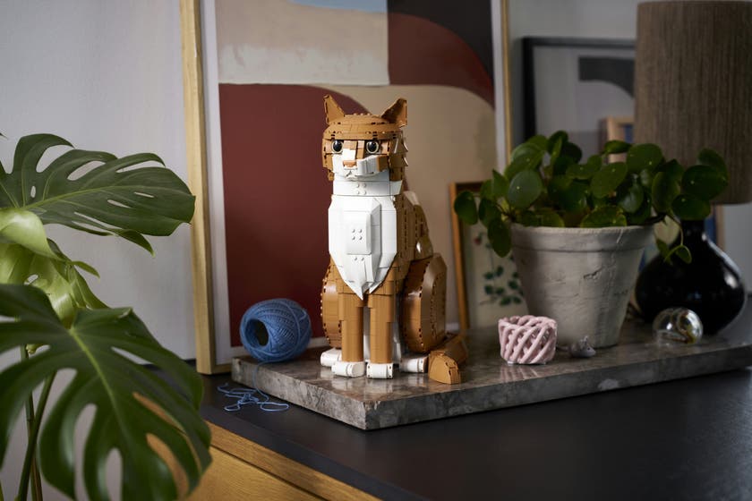 LEGO® Ideas Oransje katt, byggbar dyrefigur 21376