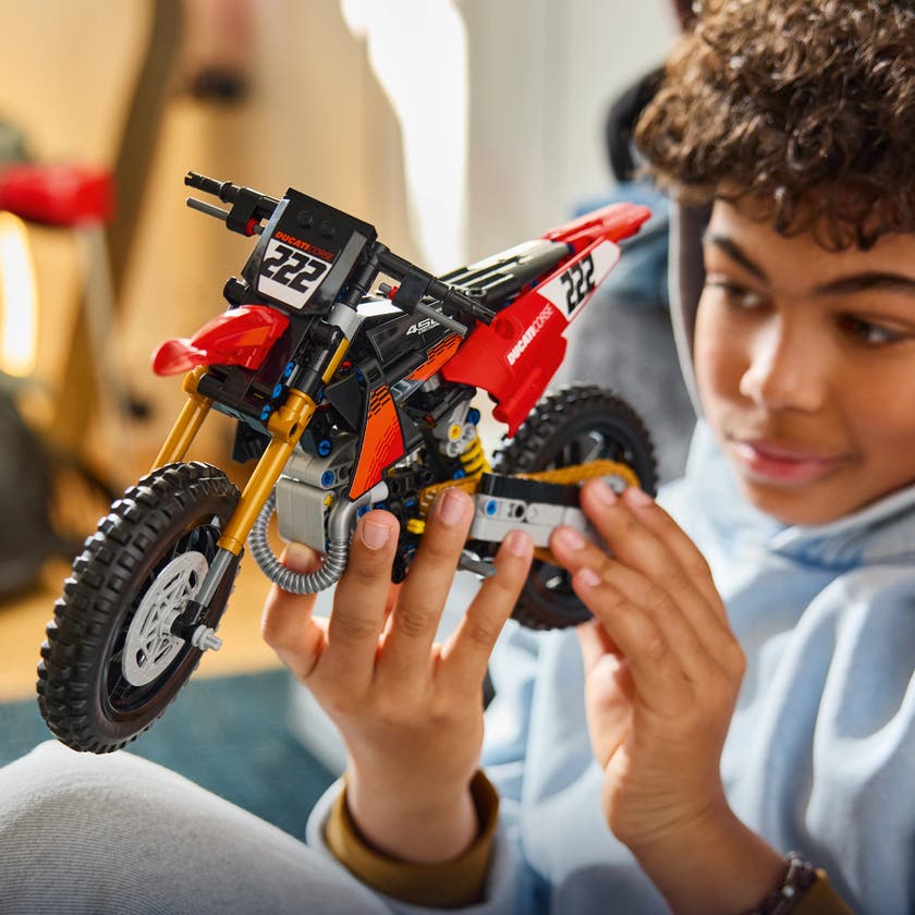 LEGO® Ducati Desmo450 MX Factory Motorsykkel 42238