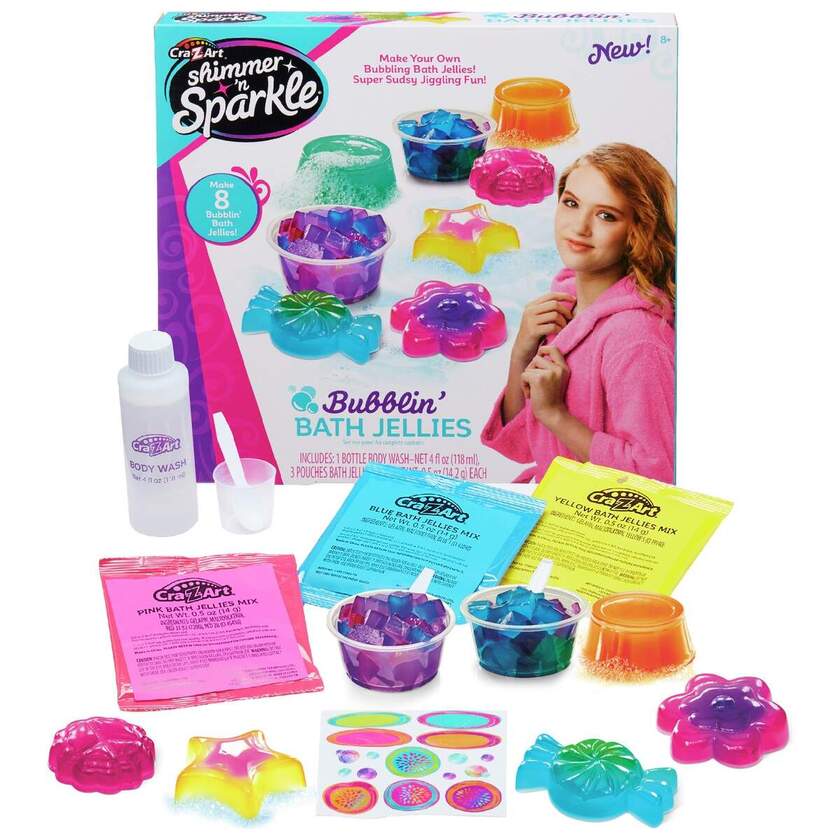 Shimmer N Sparkle Bubblin Bath Jellies