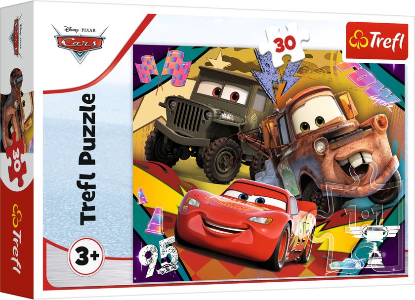 Trefl puslespill Disney Cars 3, 30 brikker